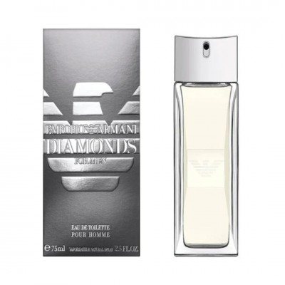 Perfume Armani Diamonds for Men Eau de Toilette 75 ml hombre Frasco Armani Diamonds for Men Eau de Toilette 75 ml diseño facetado masculino