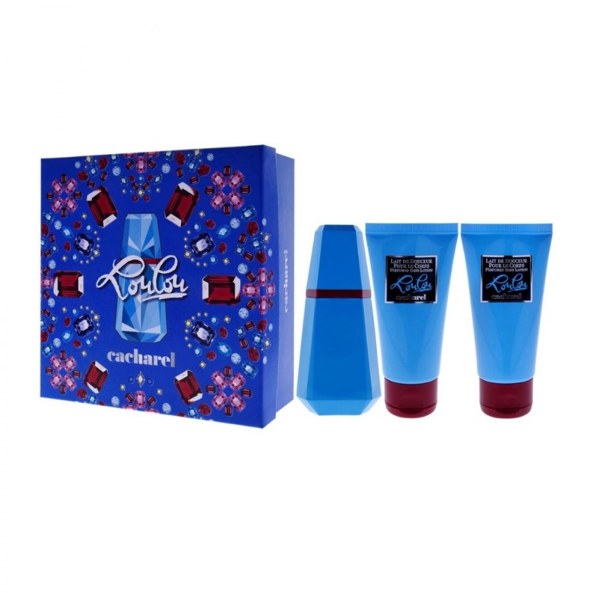 Cofre regalo Cacharel Lou Lou 50 ml + 2 Lociones set lou lou cacharel eau de parfum 50 ml 2 lociones mujer