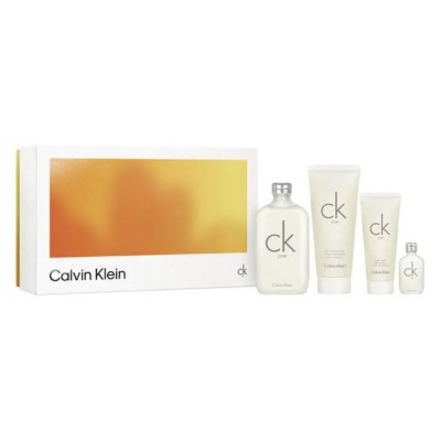 Set Regalo CK One unisex, Eau de Toilette + loción + gel + mini frasco set-ck-one-eau-de-toilette-locion-gel-mini-calvin-klein-unisex