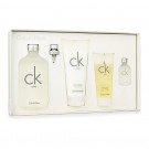 Set Regalo CK One Eau de Toilette 200 Ml. + Loción Corporal 200 Ml. + Gel Ducha 100 Ml. + Mini 15 Ml.