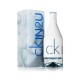 CK IN2U Him Eau de Toilette de Calvin Klein, frasco azul revestido en plástico blanco ck-in2u-him-eau-de-toilette-calvin-klein-hombre