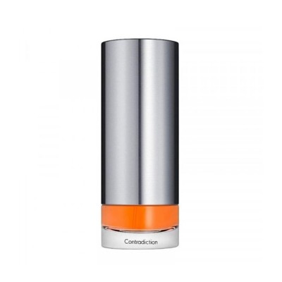 Contradiction Eau de Parfum de Calvin Klein, frasco cilíndrico con tapón metálico plateado contradiction-edp-calvin-klein-mujer