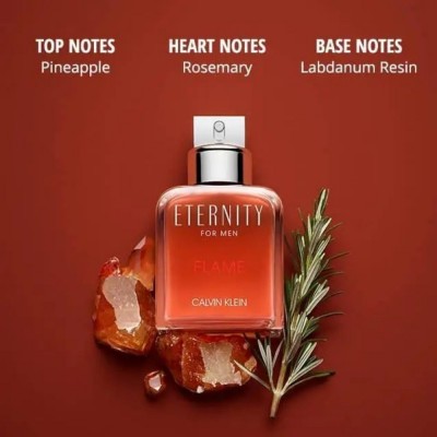 Eternity Flame for Men Eau de Toilette de Calvin Klein, frasco rojo fuego eternity-for-men-flame-eau-de-toilette-calvin-klein-hombre
