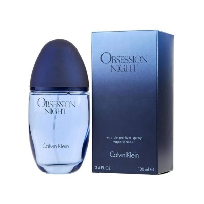Obsession Night Woman Eau de Parfum de Calvin Klein, frasco azul noche obsession-night-eau-de-parfum-mujer-calvin-klein-mujer