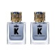 set Dolce & Gabbana K EDT hombre 2 x 50 ml set regalo dolce gabbana k eau de toilette hombre 2x50ml