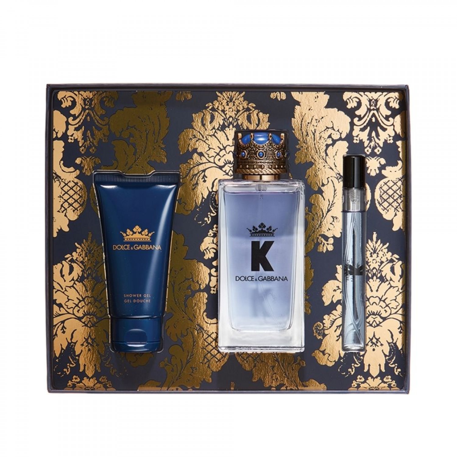 Set Regalo K Eau de Toilette 100 Ml. + Gel de Baño 50 Ml. + Mini 10 Ml.