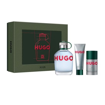 Set regalo Hugo Boss Man, perfume + desodorante + gel de ducha set-hugo-boss-man-regalo-hombre-edt-desodorante-gel