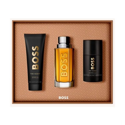 Estuche regalo Hugo Boss The Scent, perfume + gel + desodorante stick set-hugo-boss-the-scent-estuche-hombre-edt-gel-stick