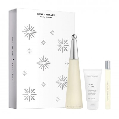 Eau D' Issey Set Regalo EDT 100 Ml. + BL 50 Ml. + TS 10 Ml. Eau D' Issey Set Regalo EDT 100 Ml. + BL 50 Ml. + TS 10 Ml.