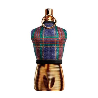 Le Male Elixir Collector Edition, edición coleccionista navideña le-male-elixir-collector-edition-125ml-hombre-tartan-navidad