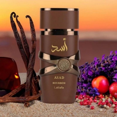 lattafa asad bourbon eau de parfum 100ml hombre