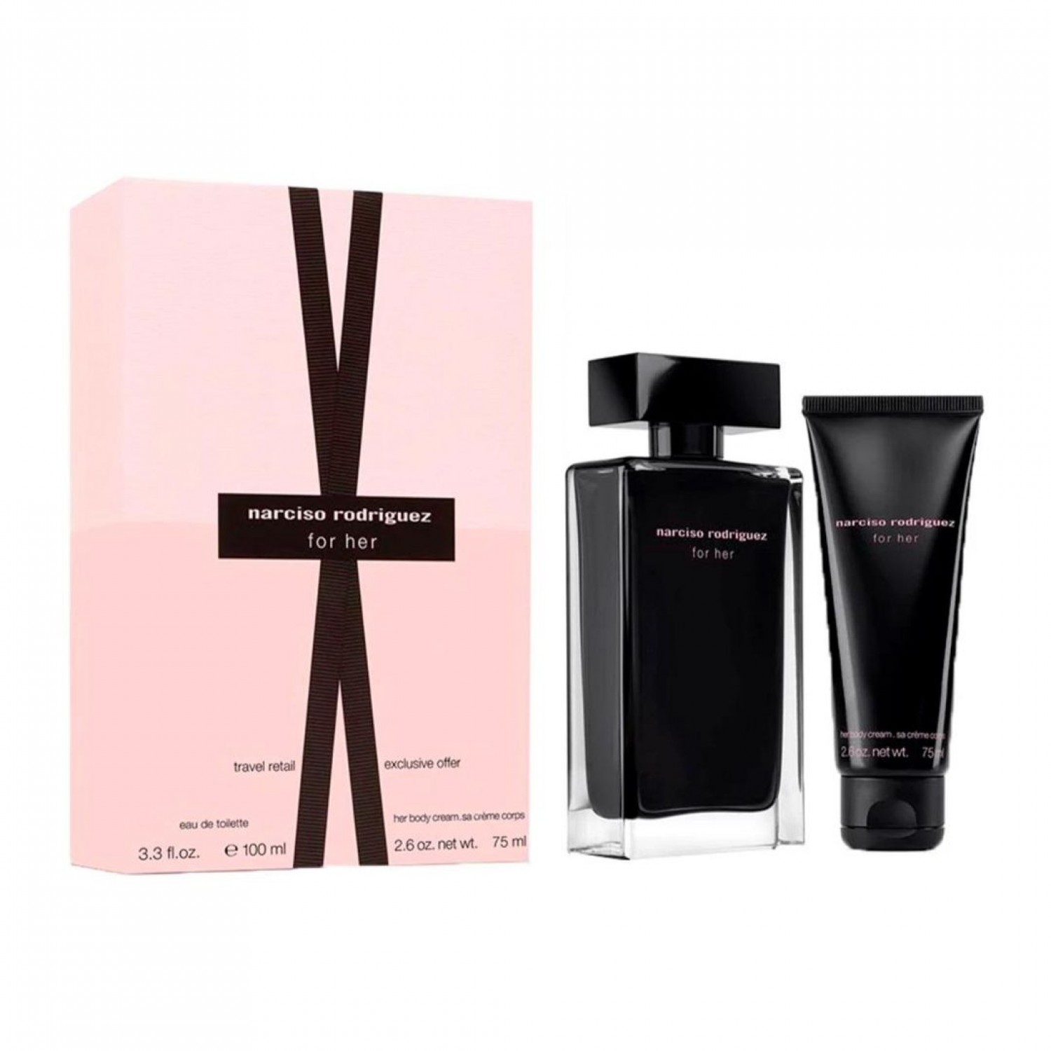 Set de Regalo For Her Eau de Toilette 100 Ml. + Loción Corporal 75 Ml.