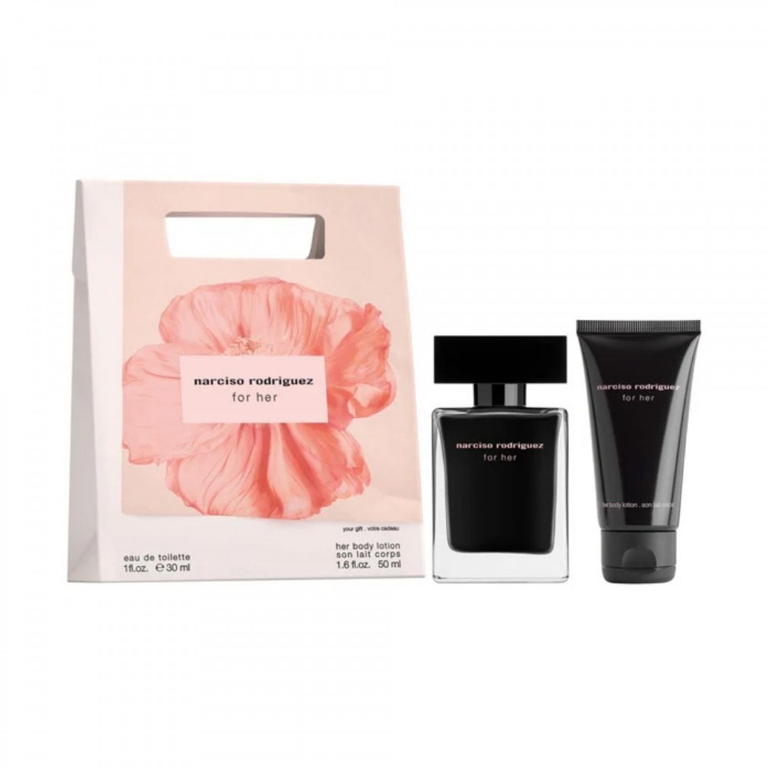 Set de Regalo For Her Eau de Toilette 30 Ml. + Loción Corporal 50 Ml.