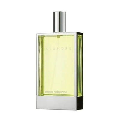 Calandre Eau de Toilette de Paco Rabanne, frasco rectangular con tapón plateado calandre-eau-de-toilette-paco-rabanne-mujer