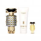 Set Regalo Fame Eau de Parfum 80 Ml. + Loción Corporal 100 Ml. + Mini 4 Ml. Set Regalo Fame Eau de Parfum 80 Ml. + Loción Corporal 100 Ml. + Mini 4 Ml.