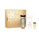Set Regalo Fame Eau de Parfum 80 ml + Loción Corporal 100 ml + Mini Frasco 4 ml – Perfume floral afrutado Paco Rabanne mujer Set Regalo Fame Eau de Parfum 80 ml + Loción Corporal 100 ml + Mini Frasco 4 ml para mujer
