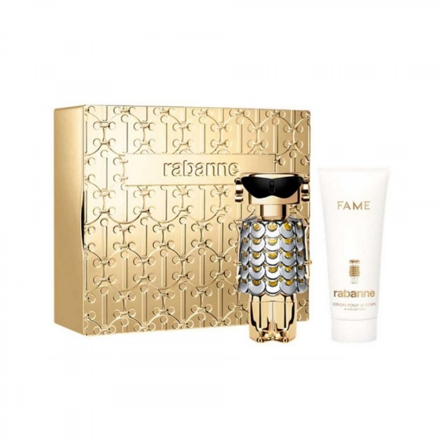 Set Regalo Fame Eau de Parfum 80 Ml. + Loción Corporal 100 Ml. Set Regalo Fame Eau de Parfum 80 Ml. + Loción Corporal 100 Ml.