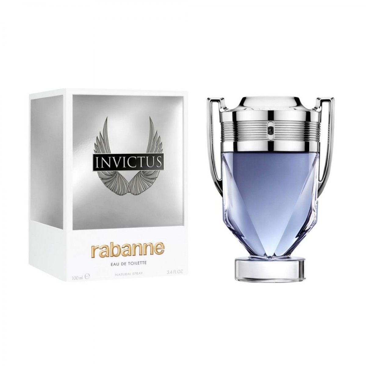 Invictus Eau de Toilette 100 ml – Perfume fresco y versátil Paco Rabanne Invictus Eau de Toilette 100 ml para hombre
