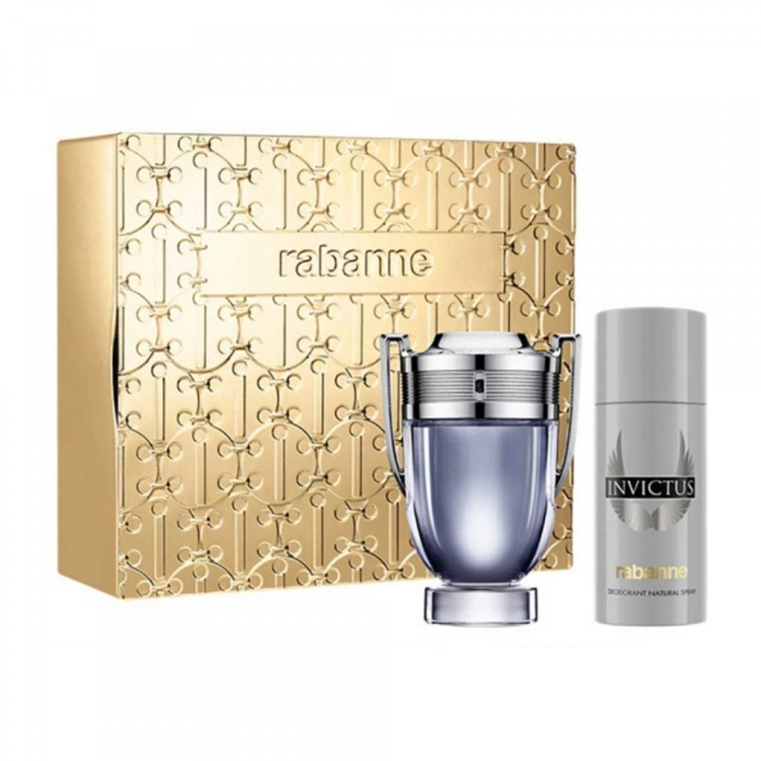 Set Regalo Invictus Eau de Toilette 100 Ml. + Desodorante Espray 150 Ml. Set Regalo Invictus Eau de Toilette 100 Ml. + Desodorante Espray 150 Ml.
