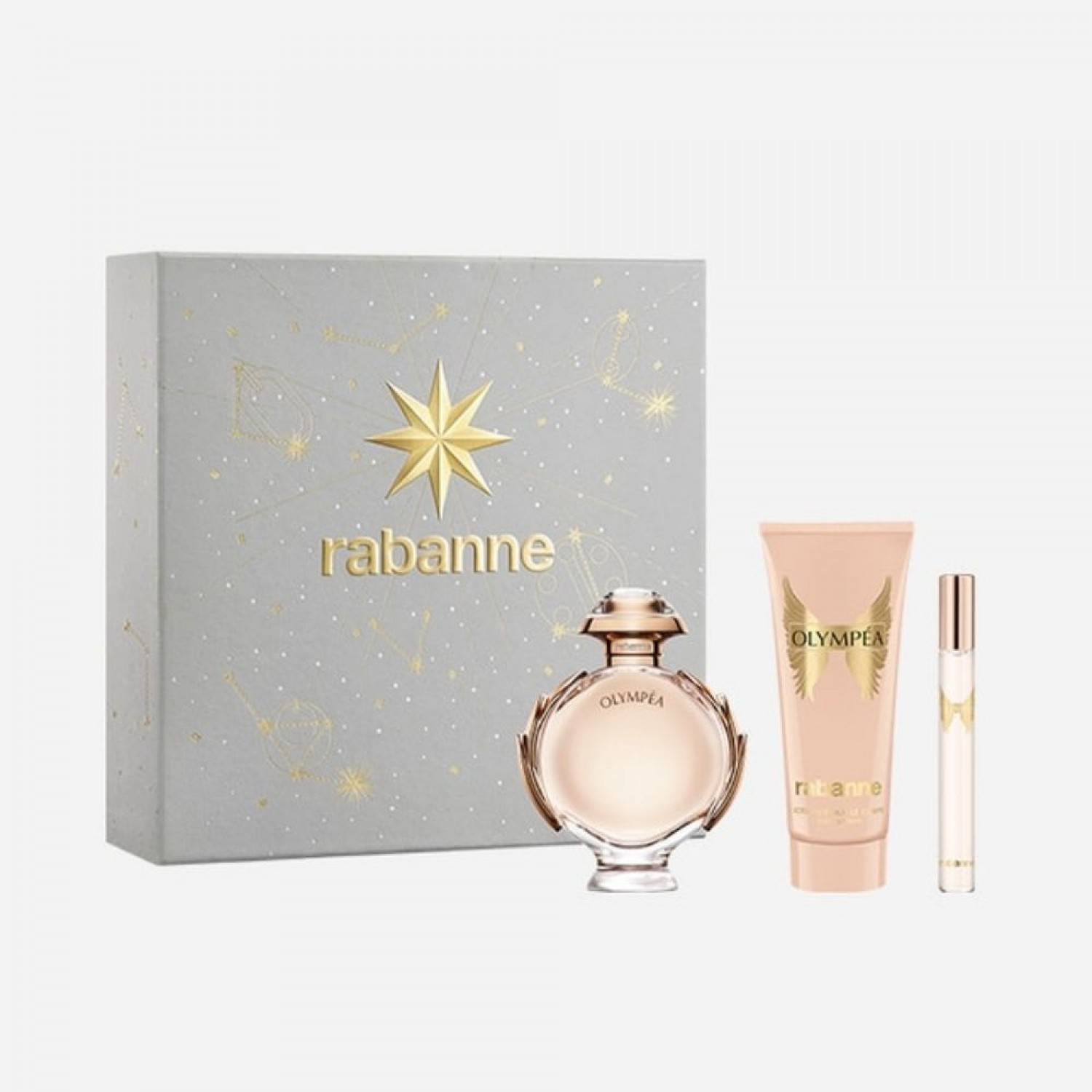 Set Regalo Olympea Eau de Parfum 80 Ml. + Loción Corporal 100 Ml. + Mini 10 Ml.