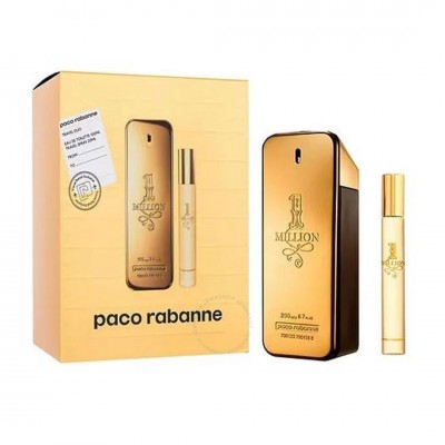 One Million Paco Rabanne Set Regalo 100 ml + Mini Espray 10 ml – Perfume y formato de viaje para hombre Set Regalo One Million Eau de Toilette 100 ml + Mini Espray 10 ml para hombre.