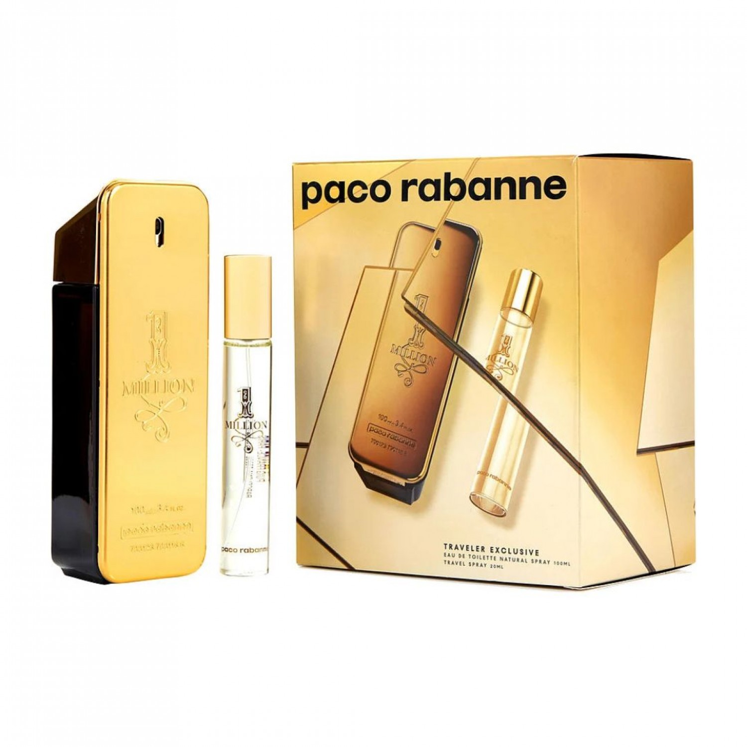 Set Regalo One Million Eau de Toilette 100 Ml. + Mini 20 Ml. Set Regalo One Million Eau de Toilette 100 Ml. + Mini 20 Ml.