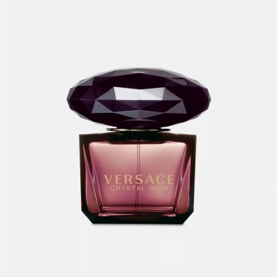 versace crystal noir eau de toilette 90ml detalle frasco versace crystal noir eau de toilette 90ml fragancia femenina