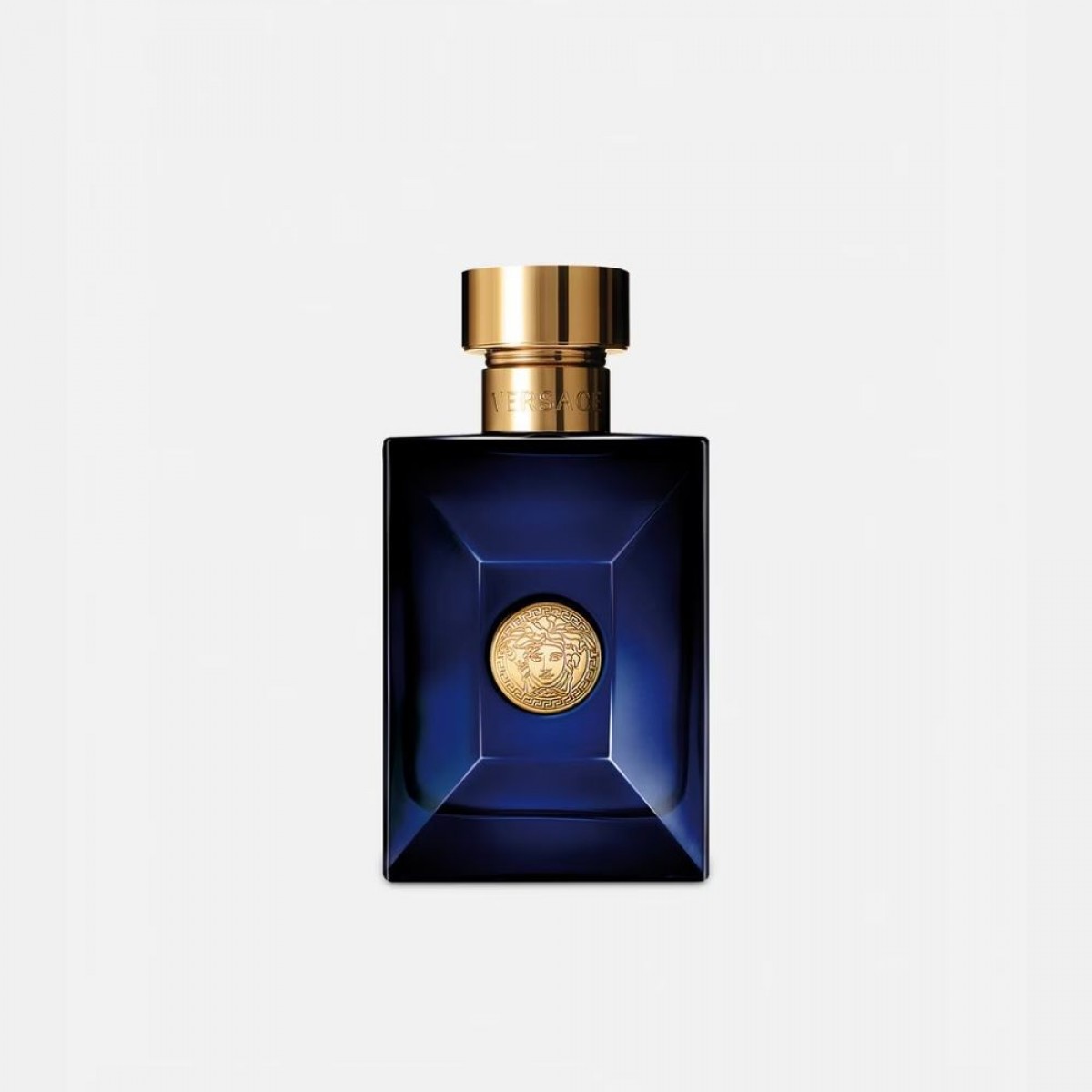 Versace Dylan Blue Pour Homme Eau de Toilette 50 ml detalle frasco Versace Dylan Blue Pour Homme Eau de Toilette 50 ml fragancia masculina