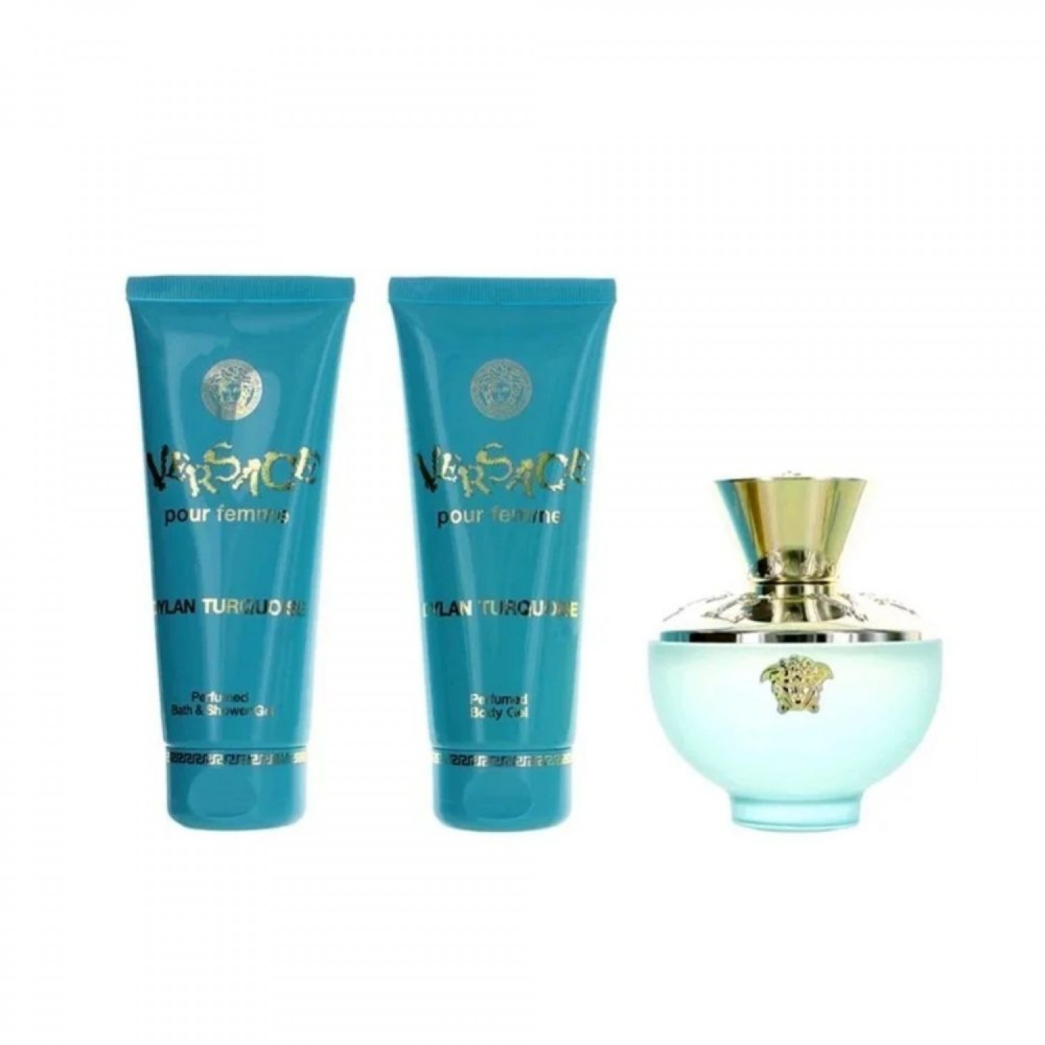 Set Regalo Dylan Turquoise Eau de Toilette 100 Ml. + Loción Corporal 100 Ml. + Gel de ducha 100 Ml. + Neceser