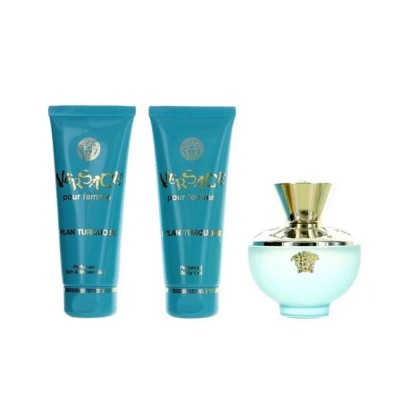 set regalo versace dylan turquoise edt fragancia mujer