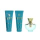 set regalo versace dylan turquoise edt fragancia mujer