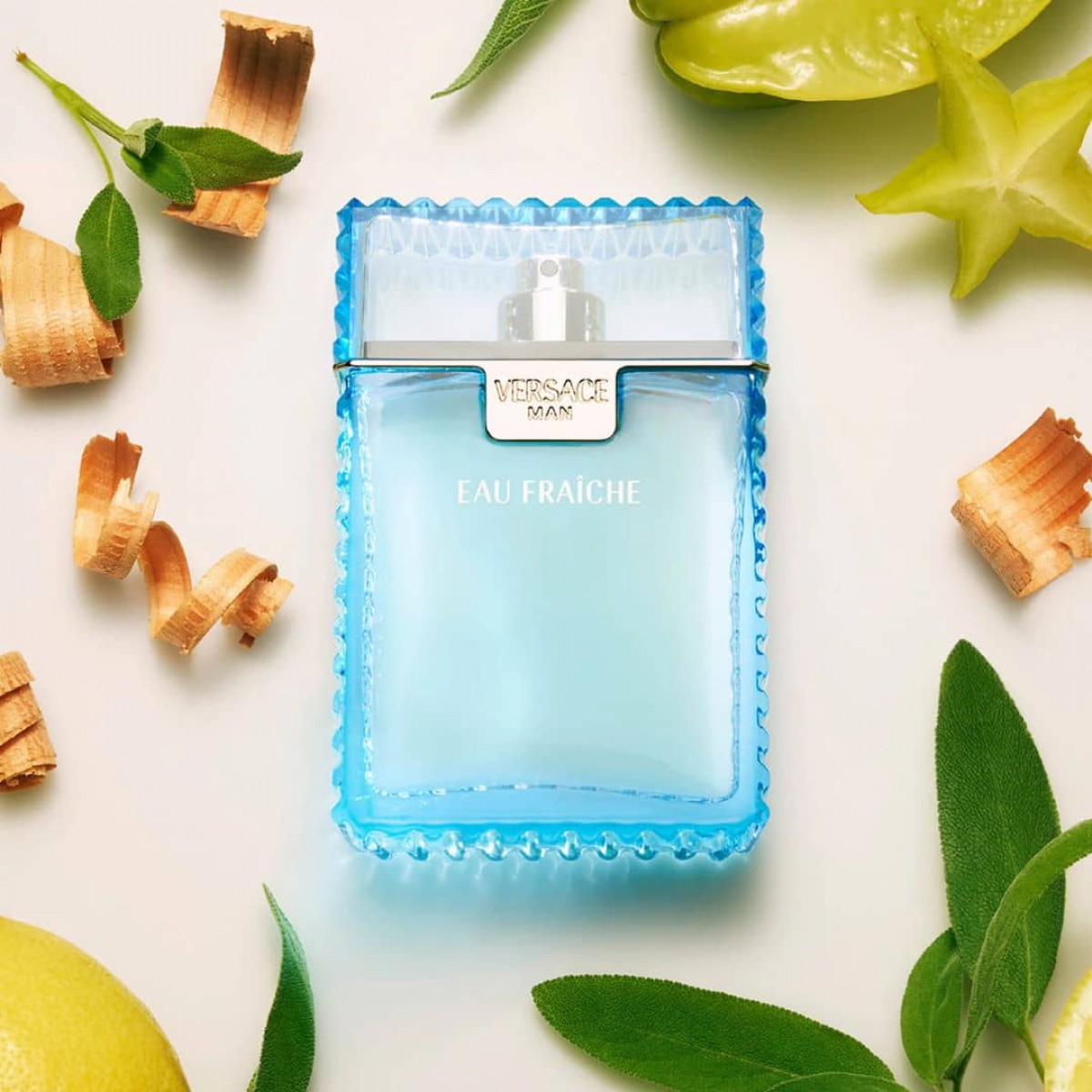 Versace Eau Fraîche Eau de Toilette 100 ml detalle frasco Versace Eau Fraîche Eau de Toilette 100 ml fragancia masculina