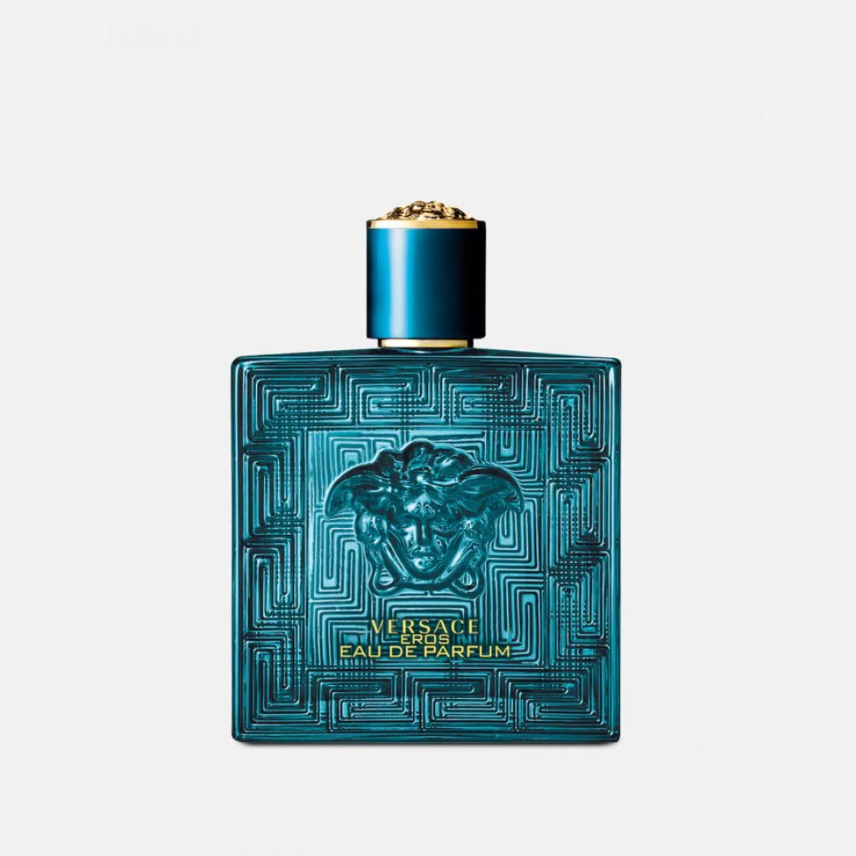 Perfume Versace Eros Eau de Parfum 100 ml para hombre Frasco Versace Eros Eau de Parfum 100 ml azul turquesa