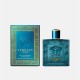 Perfume Versace Eros Eau de Parfum 100 ml para hombre Frasco Versace Eros Eau de Parfum 100 ml azul turquesa