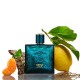 Versace Eros EDP 50 ml para hombre en frasco azul Frasco Versace Eros Eau de Parfum 50 ml azul turquesa