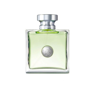 Perfume Versace Versense Eau de Toilette 100 ml para mujer Frasco Versace Versense Eau de Toilette 100 ml con líquido verde claro