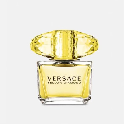 Versace Yellow Diamond Eau de Toilette 90 ml detalle frasco Versace Yellow Diamond Eau de Toilette 90 ml fragancia femenina